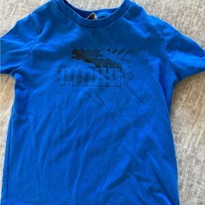Puma Kids Electric Blue Short Sleeve Tee